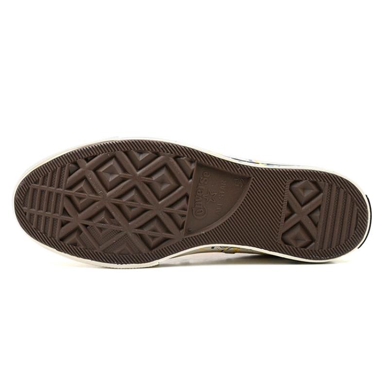 Converse Chuck Taylor All Star Comfortable Versatile Splash Ink Low-top Canvas Shoes Unisex Ginger Yellow