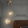 New Nordic LED Pendant Light Indoor Lighting Fixture - Bedroom Bedside Hanging Lamps