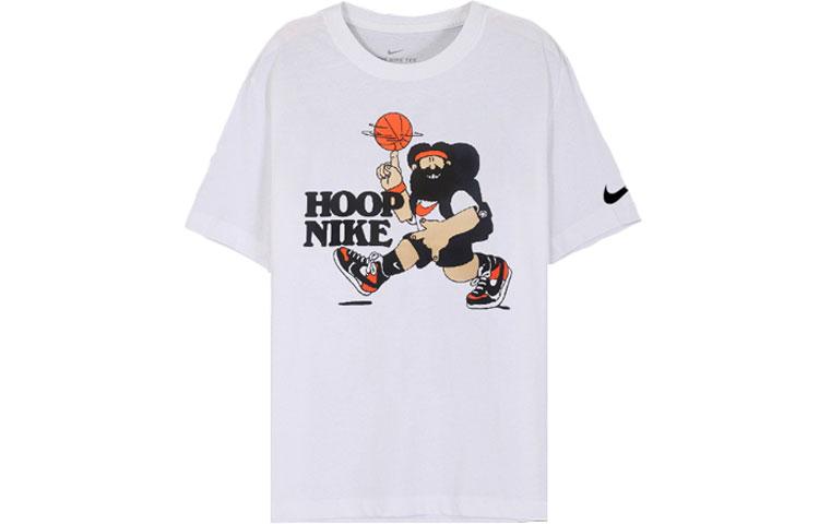 

Nike T Shirts Men s White Crew Neck Moderate Straight Fit CV4870-100 M