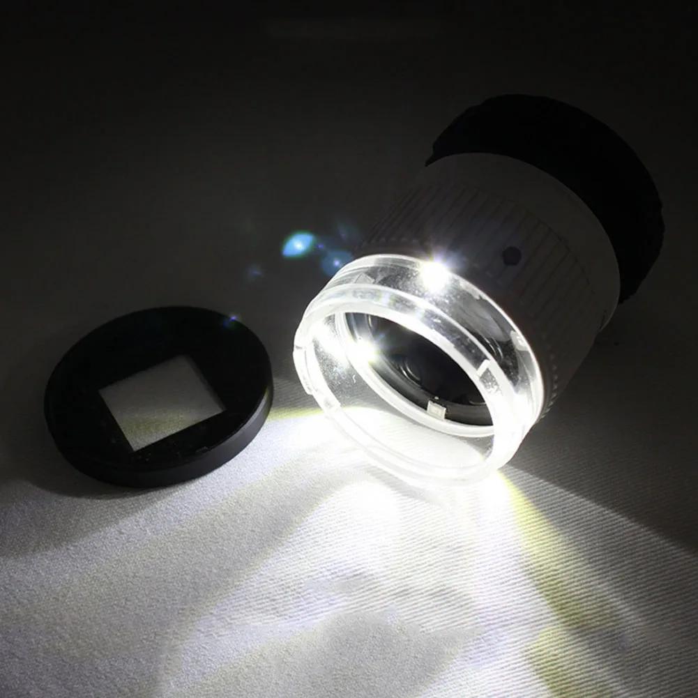 30x 15x 10x 5x 3xMagnifying Glass with led Student Reading Magnifier Glasses Eye Lens Watch Repair for Coin Stamps Lupe Loupe