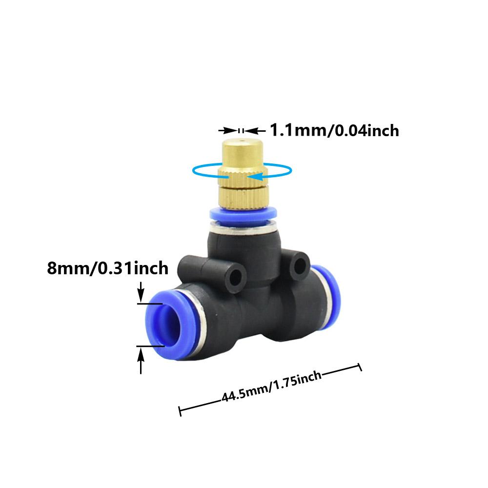 

Система охлаждения с распылением для улицы, форсунки 8 мм, прямой push-lock фитинг, для полива сада, дождеватель
