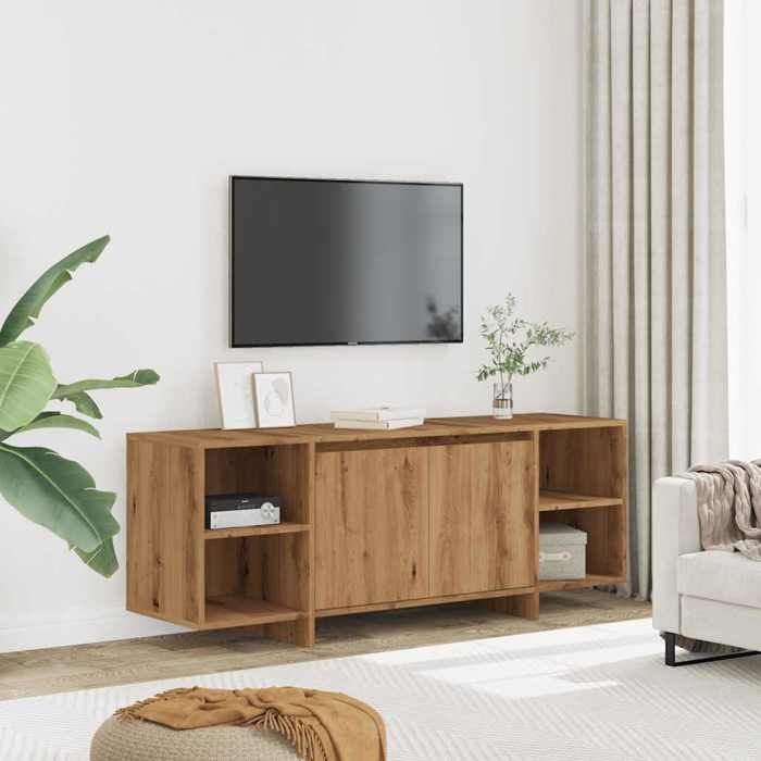 VidaXL TV Cabinet Artisan Oak 130x35x50 Cm Engineered Wood, Sideboard, Hi-fi Cabinet, Sideboards, Stereo Cabinet, Furniture of 856789