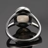 S925 Silver Ring Natural Moonstone Jewelry Rings Gemstone Vintage Jewelry for Women Men Girls Gift Luxury