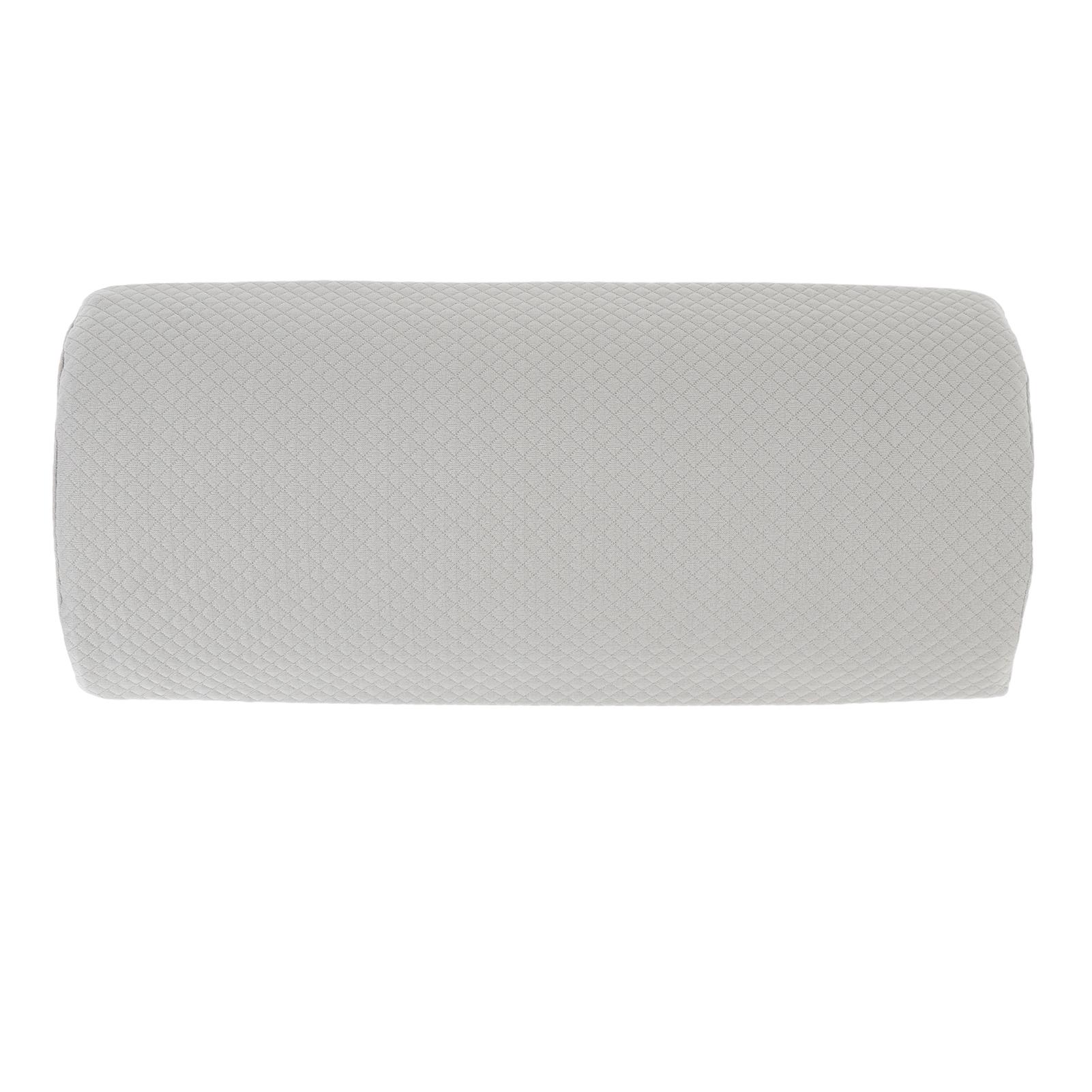 

Lumbar Support Memory Foam Pillow Lumbar Support Cushion Breathable Bed Waist Pillow for Home Office Gray