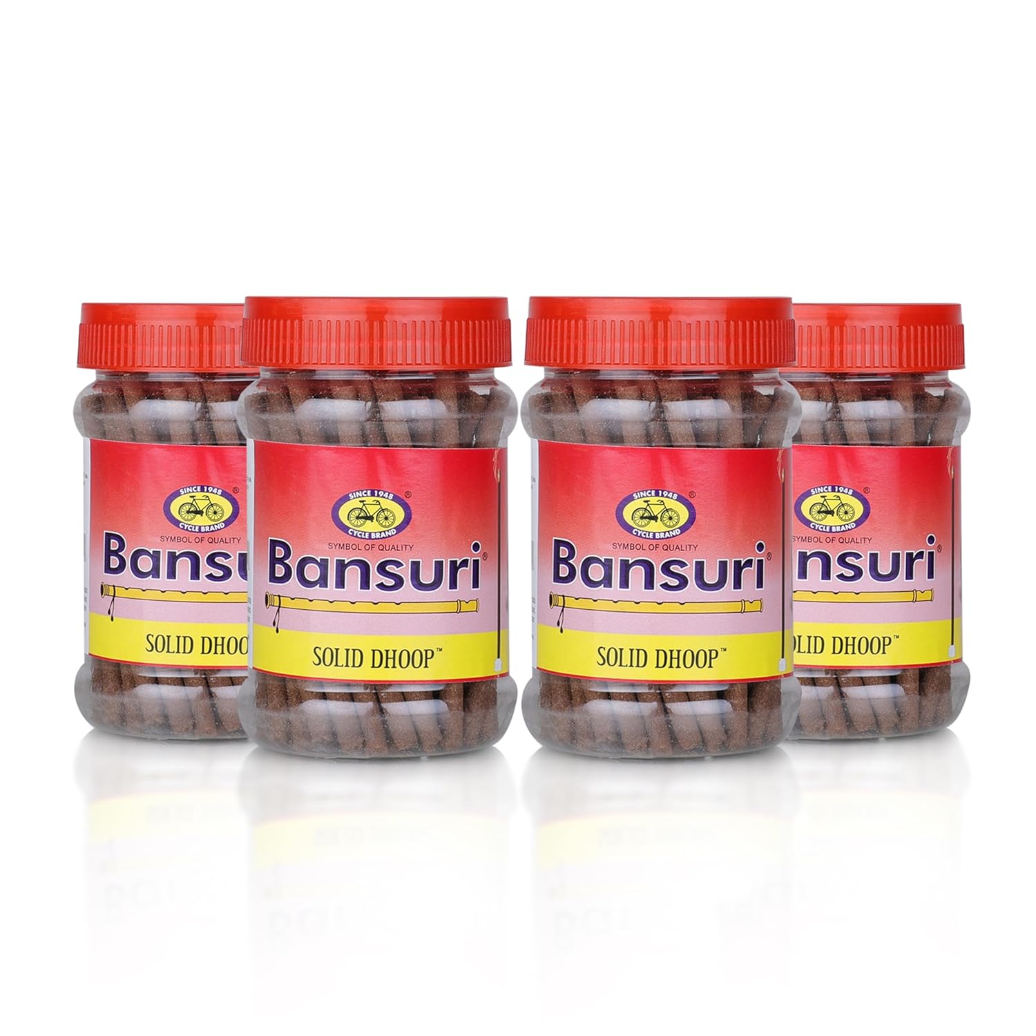 

Благовония Cycle Pure Bansuri Rose Dhoop Sticks 100 г каждая Упаковка из 4 штук | Благовония ручной работы без бамбуковой основы для пуджи и медитации