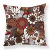 Art Flower Pillow Creative Car Sofa Cushion Digital Print Pillow Cover