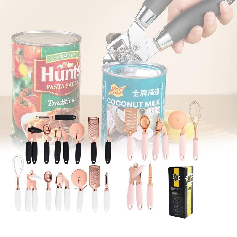 Pcs 7 Kitchen Gadget Set Copper Coated Stainless Utensil Pizza Cooking Tool