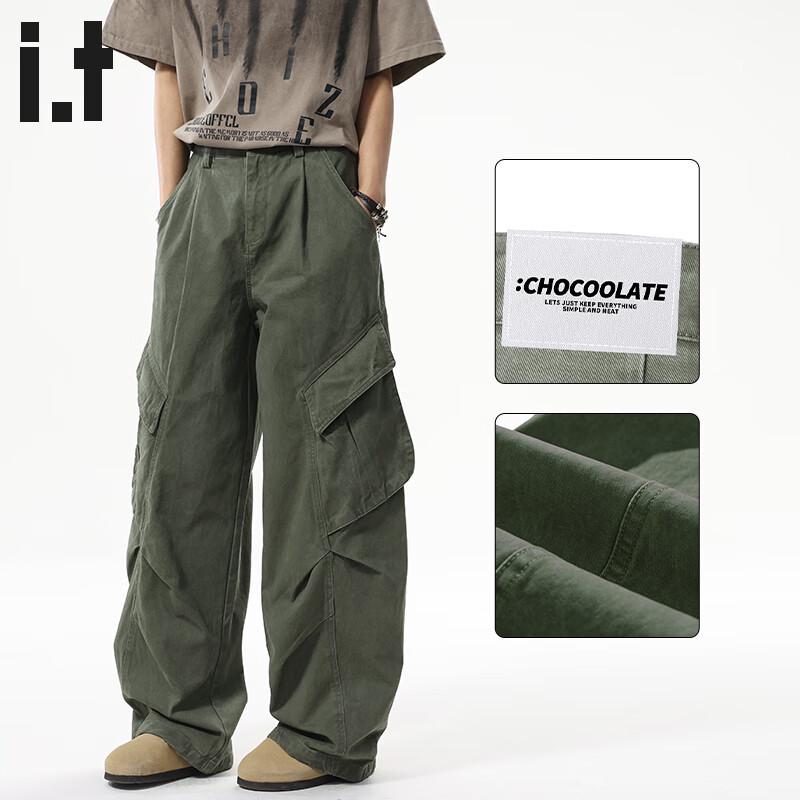 

:CHOCOOLATEit Men s Cotton Loose Cargo Pants L