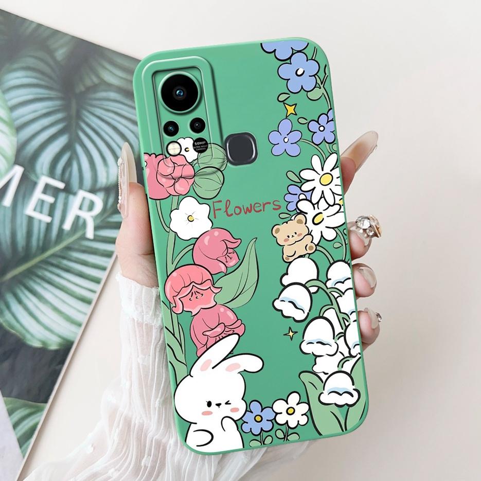For Infinix Hot 11S Case X6812 X6812B Cute Panda Cartoon Cover Shockproof Phone Cases For Infinix Hot 11S NFC Hot11s Soft Fundas