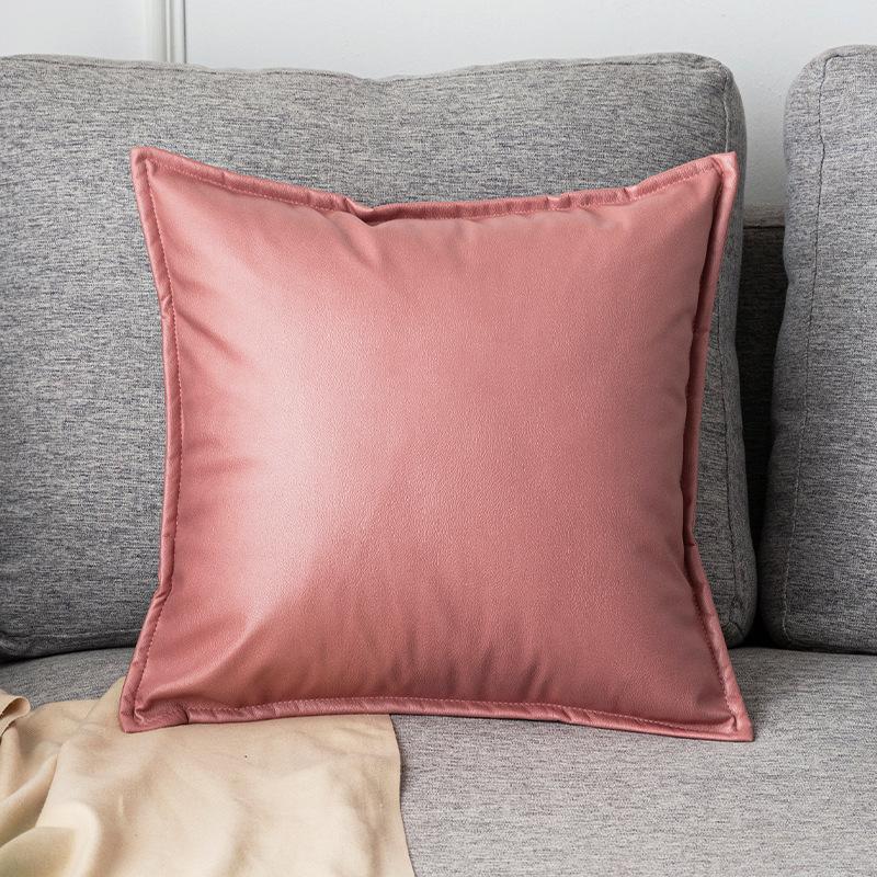 

New Nordic Light Luxury Pillowcase Technology Cloth Edge Bedside Cushion Home Pillow Waist Pillowcase 44 * 44cm without core