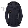 Unisex Plus Size Waterproof Windproof Mountain Coat with Cotton Liner