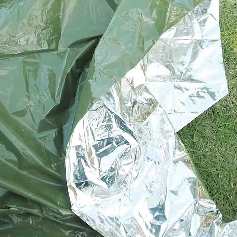 1Pc Outdoor Emergency Survival Blanket Waterproof First Aid Rescue Curtain Foil Thermal Blanket 160X260/130X210Cm
