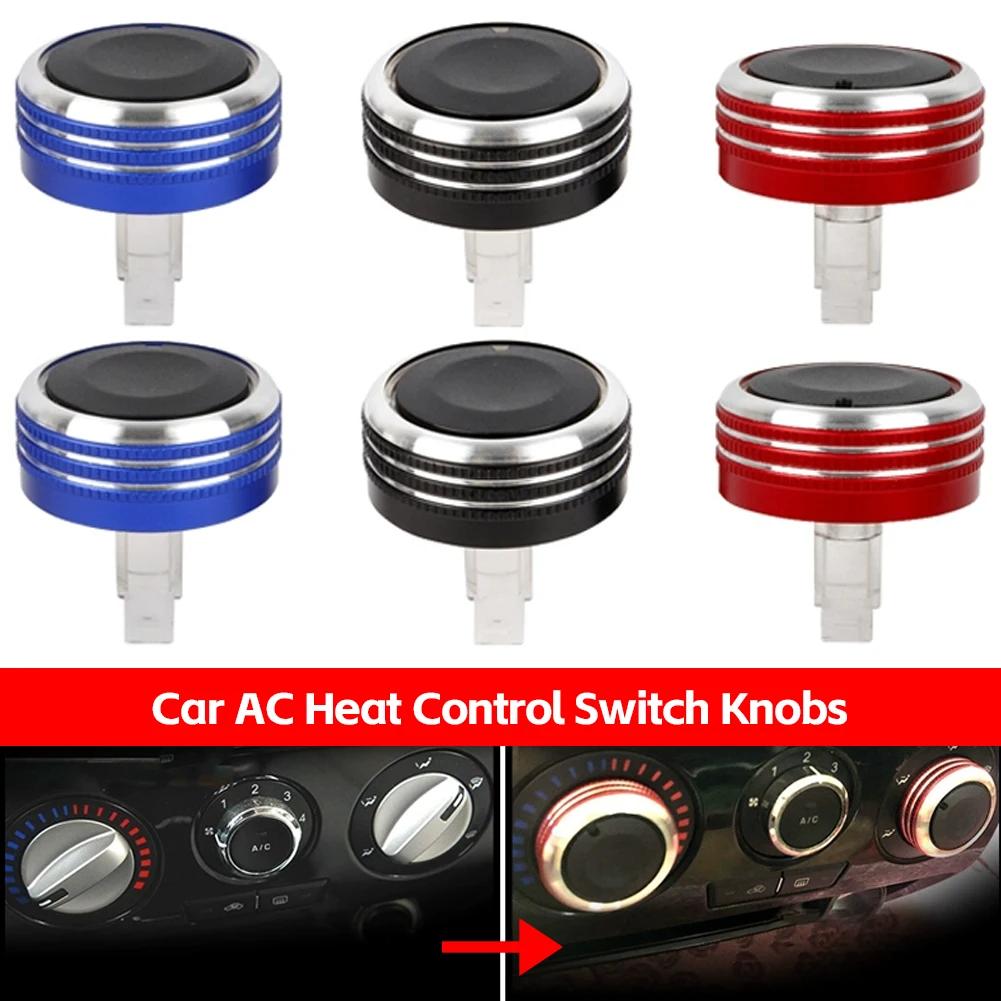 2PCS Car Air Conditioning Knob for Kia Rio K2 KX Cross AC Heat Control Switch Knobs for Hyundai Solaris 2017 2018 2019 2020 2024
