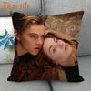 Custom Titanic Tv Pillowcase 45X45Cm Wedding Decorative Pillow Cover Eco-Friendly Cotton Linen Fabric Pillow Case