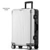 Premium Aluminum-Magnesium Alloy Suitcase with Universal Wheels - Fashionable Hard Shell Luggage for Students
