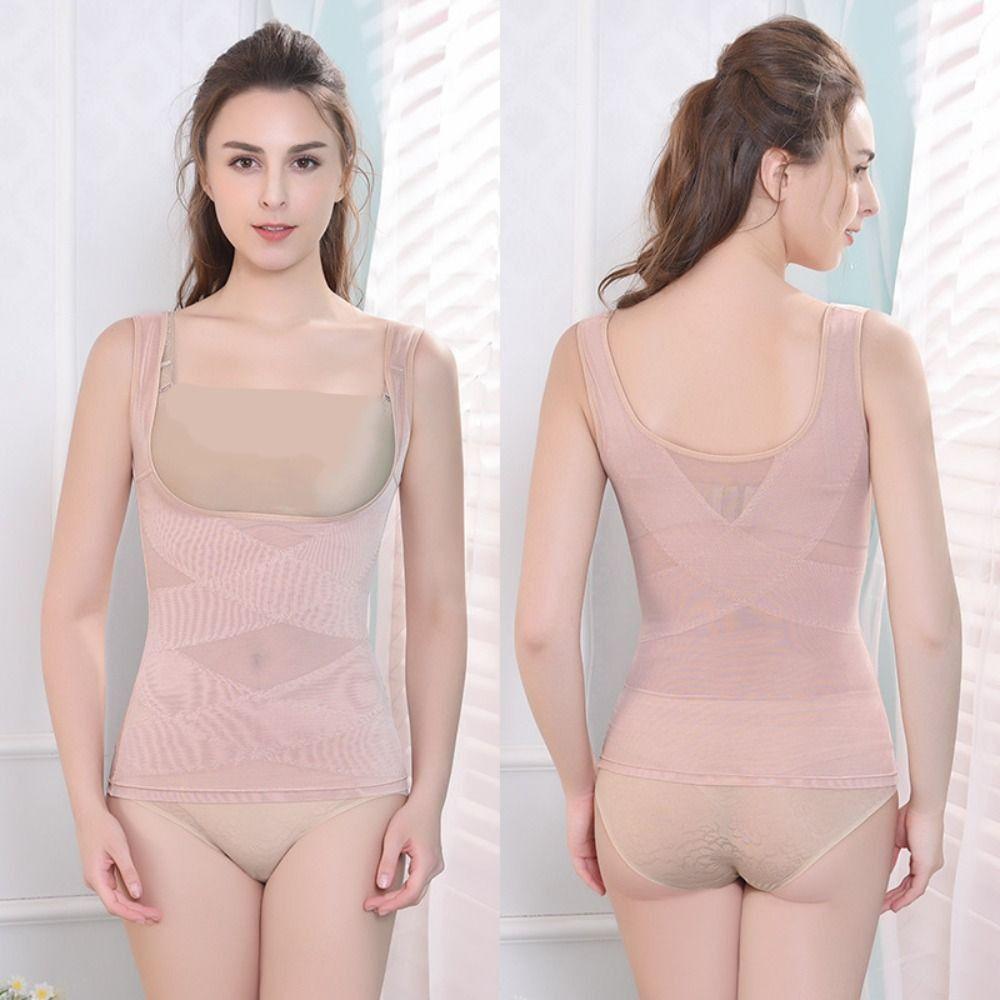 Abdomen Slimming Bodysuit Shaper Seamless Women's Corset Top Comfortable Postpartum Vest  Lady