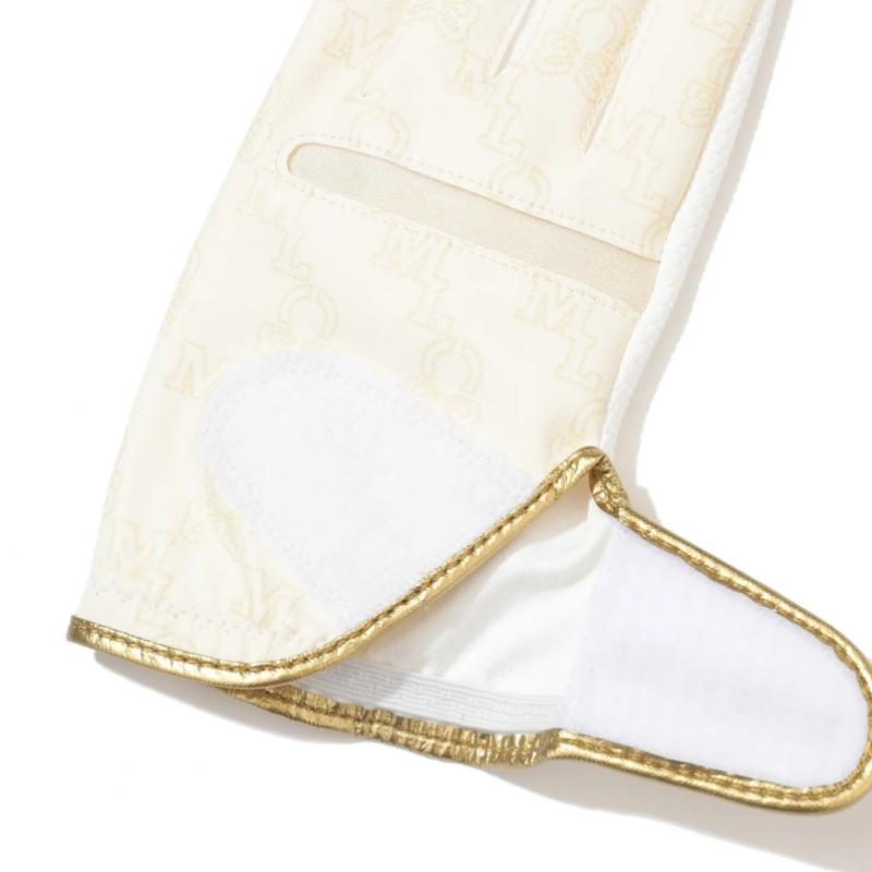 Mark   Lona W Gn Skull Pattern Nail Cut Glove  Ls1yg01f 