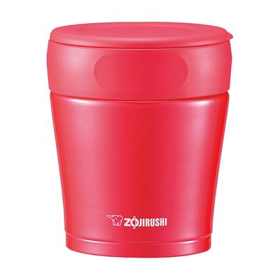 Zojirushi Stainless Steel Food Insulated for Hot and Cold Cherry Jar, Drinks, 260ml, Red, SW-GC26-RA