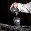 Gold-Inlaid Longquan Celadon Gaiwan Tea Set