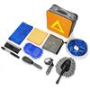 10-Piece Movable Car Wash Kit: Towels, Sponges, Brushes, and Bucket Gift Set
