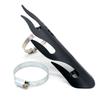 Motorcycle Exhaust Muffler Pipe Heat Shield Cover Universal Protector Chrome Black Flame Style For Motorcycles Choppers Cruisers