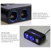 2-Hole Car Charger Power Splitter Universal Fit 3A Car Charger with Two USB Outlets for Efficient Device Charging