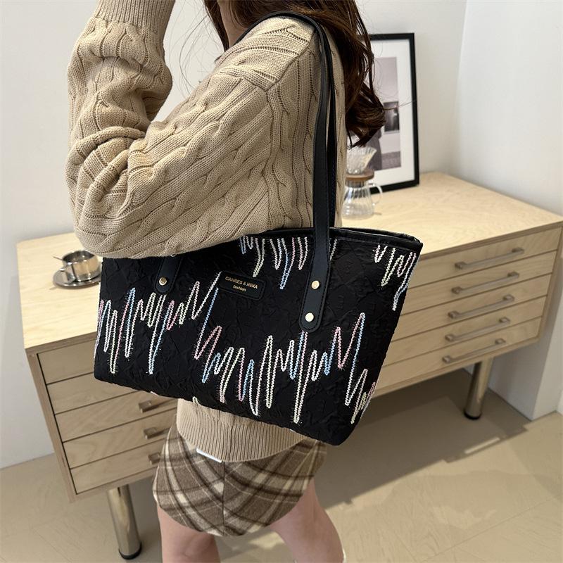 Tasche Herbst Damen vielseitige Tragetasche neue lässige Umhängetasche beliebte weiche Tasche