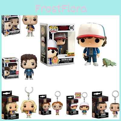 Collectible Stranger Thing Eleven Keychain Figure With Resin Material
