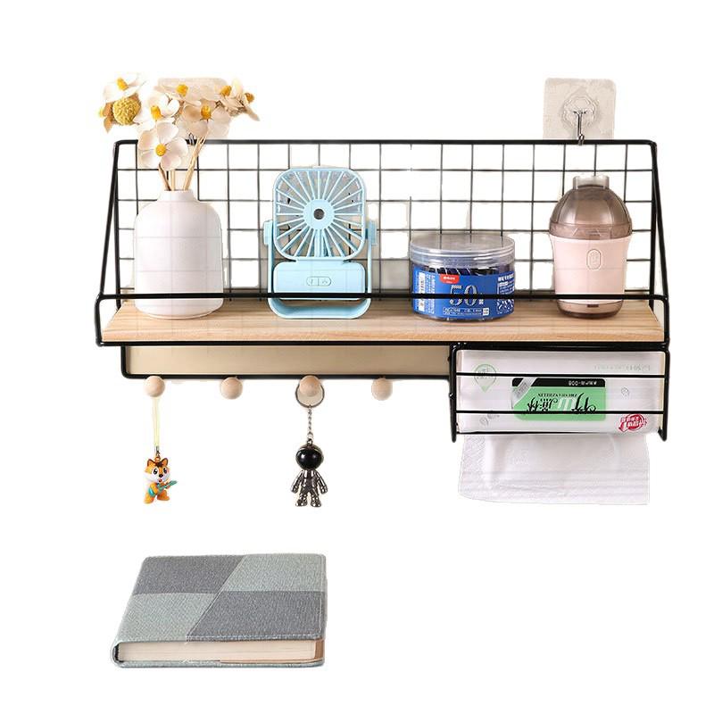 Punch-Free Wall-Mounted Camera Shelf: Multi-Functional Security & Storage Solution