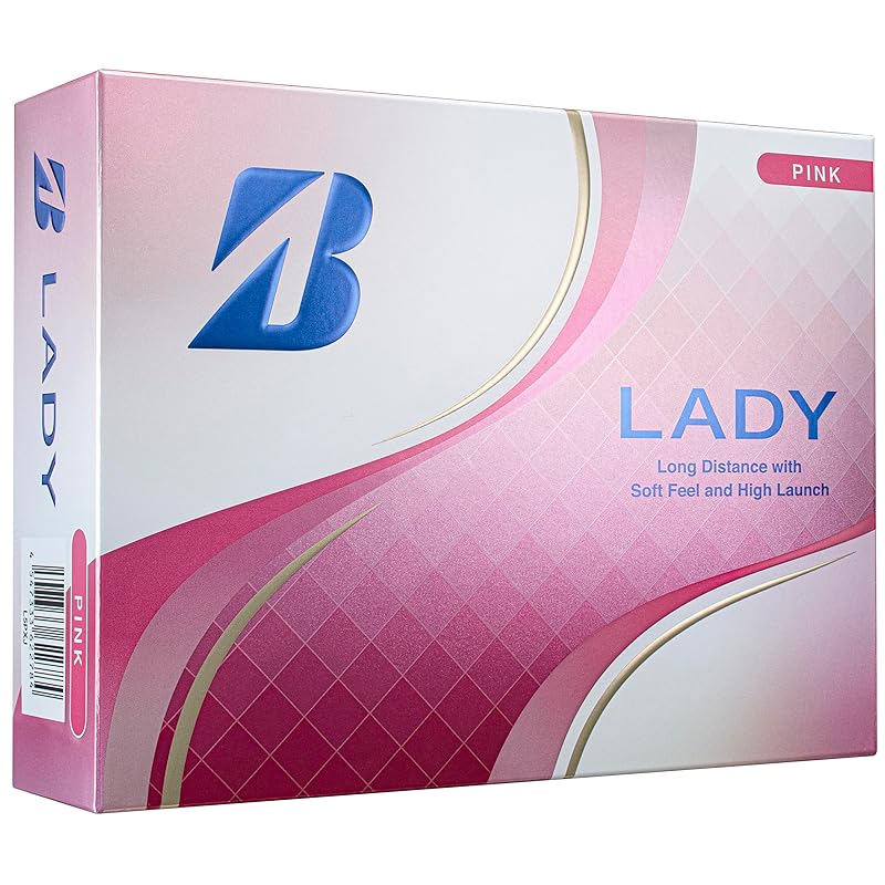 

BRIDGESTONE golf ball LADY 2025 model Contains 12 balls pink L5PXJ