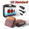 Kit de 2 feux arrière LED magnétiques sans fil rechargeables et étanches pour remorques, camions, camping-cars, bateaux, caravanes