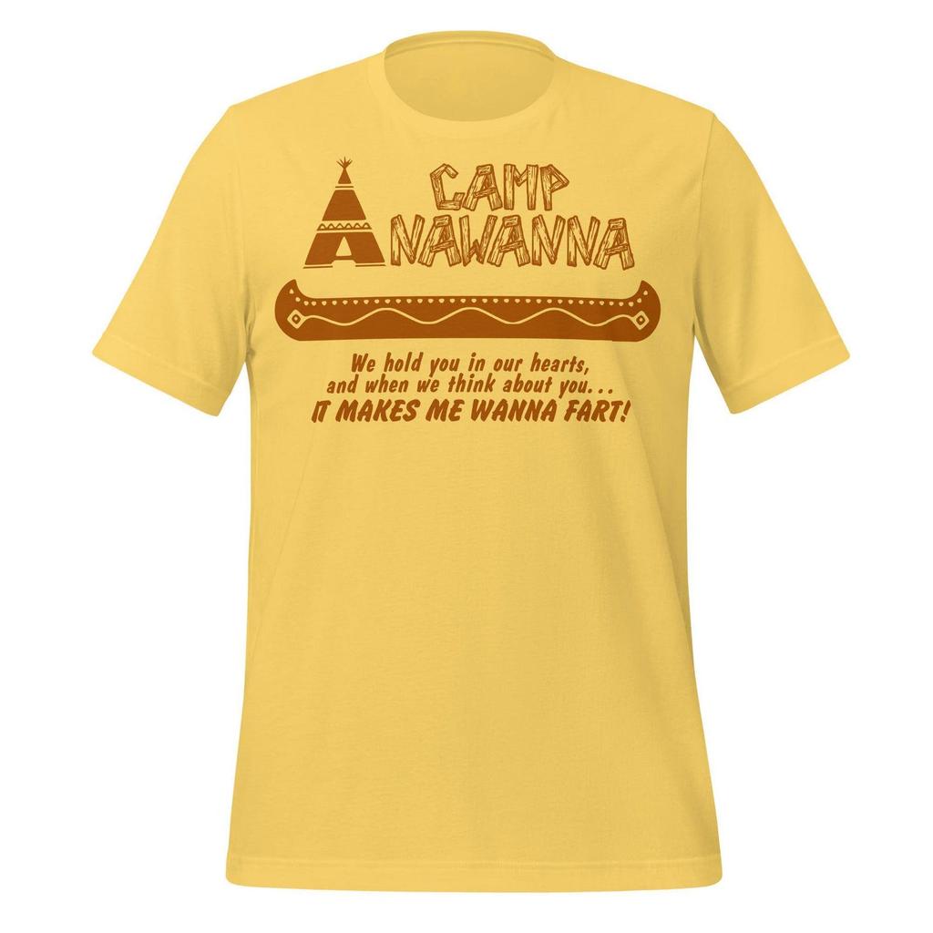 Camp Anawanna Retro T-Shirt, 'Salute Your Shorts' (100% Cotton)