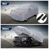 Motoforti SUV Cover for Chevrolet Tahoe 4 Door 07-24 Waterproof Sun Rain Dust Wind Protection 190T PU W/ Driver Door Zipper