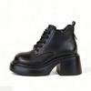White high-heeled CM Martin boots women's autumn and winter new small thick-soled heightened thick-heeled short boots ins