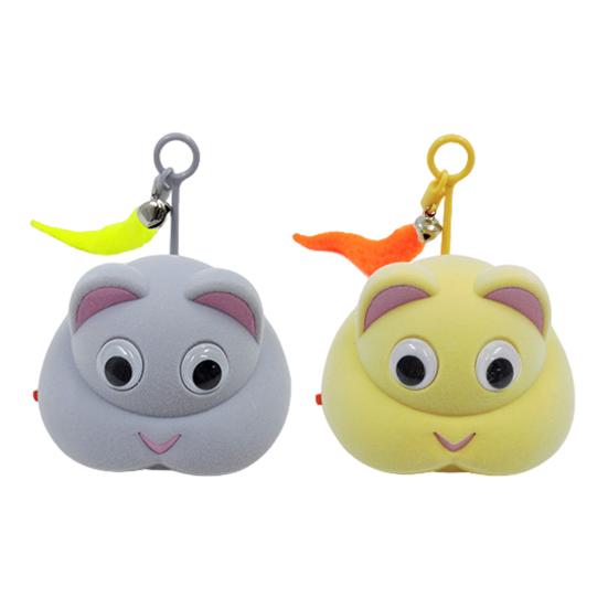 Interactive Pet Toy with Automatic Sensor Realistic Sound Extended Tail Moving Toy Tear-Resistant Squeaky Toys for Cats Dogs