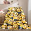 The Minions Print Blanket Warm Comfortable Flannel Cover For Bedrooms, Sofas, Beds, Chairs LXR69