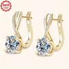 New Fashionable and Versatile Moissanite High-end Women's Earrings
