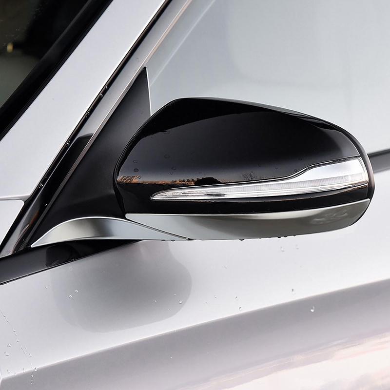 Car Side Door Rearview Mirror Shank Trim Strips For Mercedes Benz C Class W205 GLC X253 2016-2018 Exterior Accessories Stickers