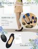 Tophana Portable Folding Slippers Antibacterial and Storage Pouch Portable Shoes Size Women's [Super Comfortable, Deodorizing] [Waterproof Lining,