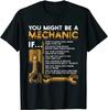 Lustige Mechaniker Geschenke Rife Young T-Shirts Design Oberteile Shirt Damen Hip Hop T-Shirts Vintage Du bist vielleicht ein Mechaniker Wenn Aufdruck T-Shirt