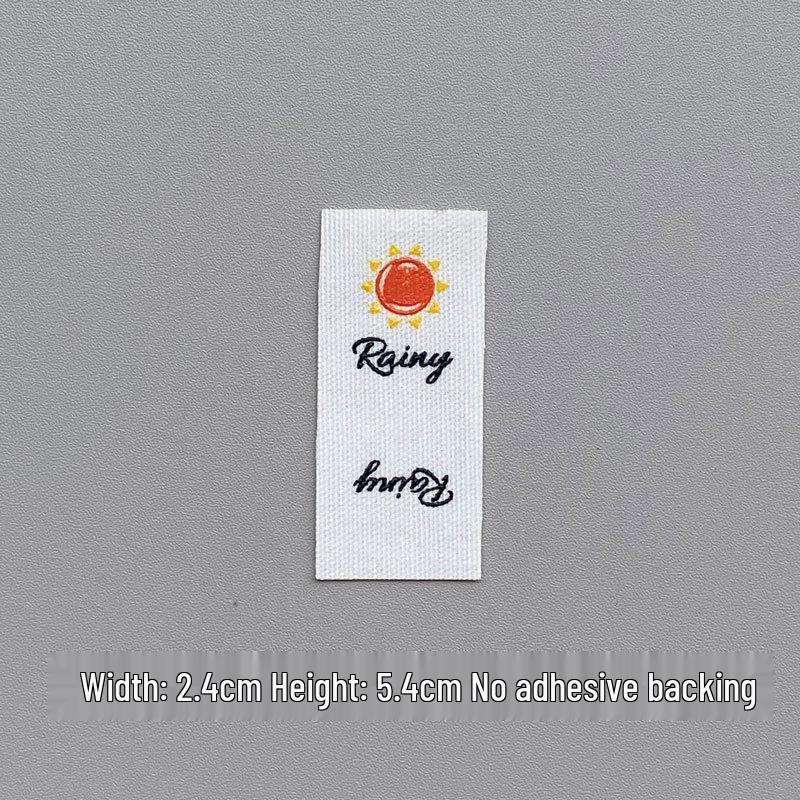 

Декоративные тканевые этикетки ручной работы с трафаретной печатью для одежды, шляп, сумок и брюк