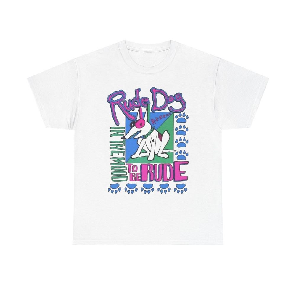 

Rude Dog Retro Graphic TShirt Men#039;s Women#039;s Heavy Cotton Tee NEW GIFT Unisex T-Shirt XXXL