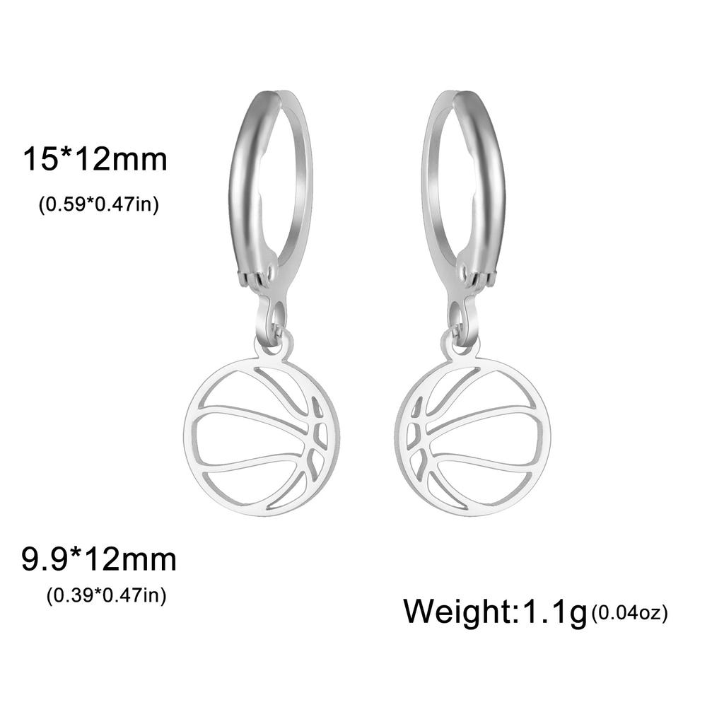 Golden Pendant Hoop Earrings with Heart Hexagon Snake Cross Butterfly Flower Bird Jewelry Gift