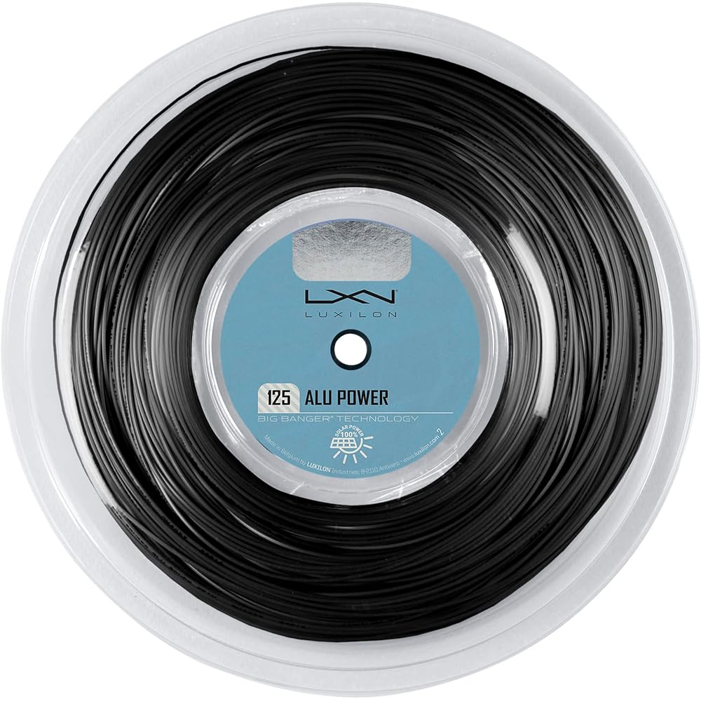 Luxilon ALU Power 125 Tennis String Reel 200m Black