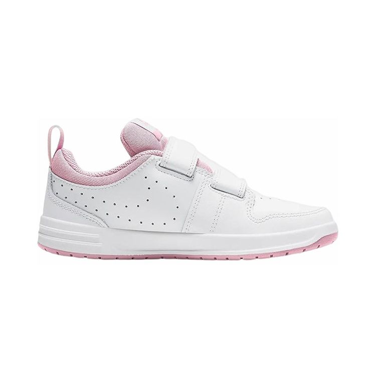 Nike Pico 5 Comfortable Classic Slip Resistant Shock Absorbing Durable Low Top Kids Skate Shoes Kids sneaker White Pink AR4161-105