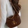Fashion Dick Lounge Saddle Bag Crossbody Bag Commuter Bag Women's Chain Shoulder Bag