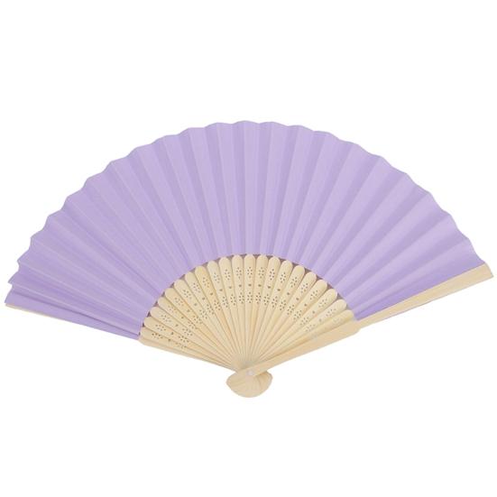 

Пустой бамбуковый складной ручной карманный бумажный вентилятор в китайском стиле DIY Craft Gift фиолетовый