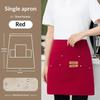 1Pcs Apron Canvas Multi Pocket Neck Proof Kitchen Cooking Baking Barber Gardening Work Apron