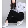 2022 Autumn Winter Women Casual Loose Pants Harajuku Women Sport Running Fleece Sweatpants Solid Thick Warm Female Streetwear