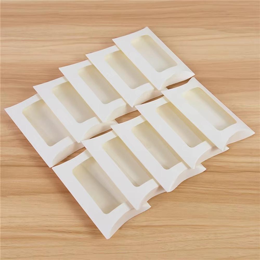10pcs Kraft Paper Gift Folding Paper Box Wedding Favor Box  Wedding Birthday Party Supplies